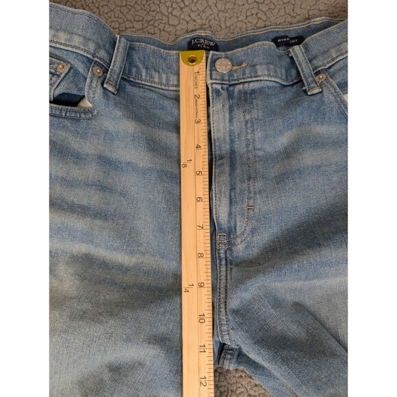 J Crew Jeans Mens 40x27 Blue Flex Straight Denim Stretch Cotton Outdoor Hemmed - Picture 4 of 7